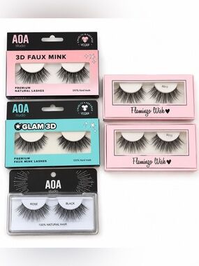 NEW 5 Pair False Eyelash Bundle | Faux Mink Lashes